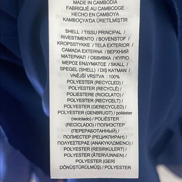 Ralph Lauren Navy Tiered Mini Dress - Picture 5 of 6